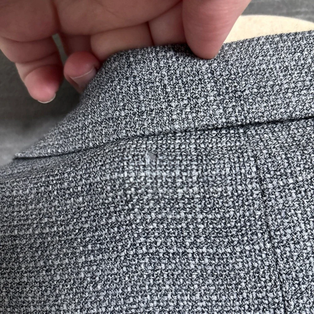 Hart Schaffner Marx Sport Coat 52R Chicago Fit Soft Gray Wool Hopsack Canada